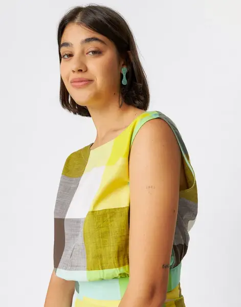 SKFK Katti GOTS Shirt ZY5 Checks 42