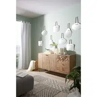 Ambia Home KOMODA, akácie, barvy akácie, bronzová, 145/80/45 cm