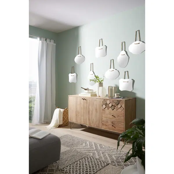 Ambia Home KOMODA, akácie, barvy akácie, bronzová, 145/80/45 cm