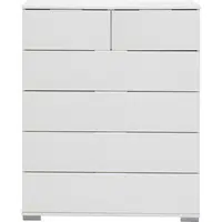 Carryhome KOMODA, bílá, 82/102/42 cm