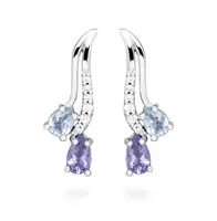 Silver Cat Okouzlující náušnice s kubickými zirkony SC506