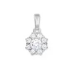 Soliter Stříbrný přívěsek s krystalem 446 001 00314 04 - čirý