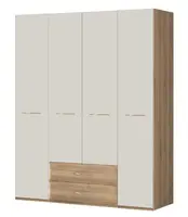 Kombinovaná skříň 4d ii hagop-ořech pacifik/béžová - základní