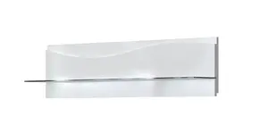 Závěsná police kaia - bílá