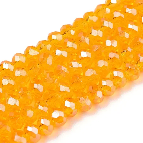 Electroplate Glass Beads Strands