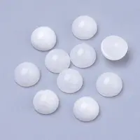 Natural White Jade Cabochons