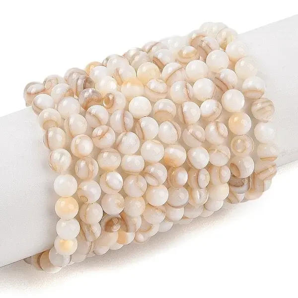 Natural Freshwater Shell Beads Strands