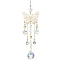 Brass Hollow Butterfly Pendant Decoration