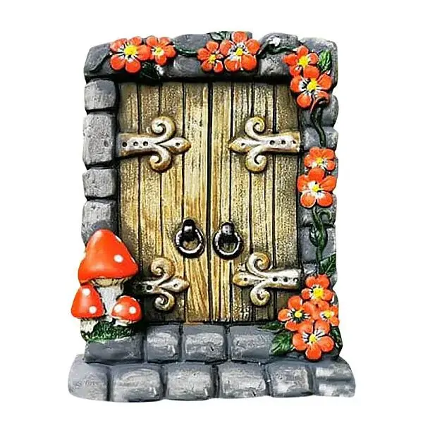 Wood Elf Fairy Door Figurines Ornaments