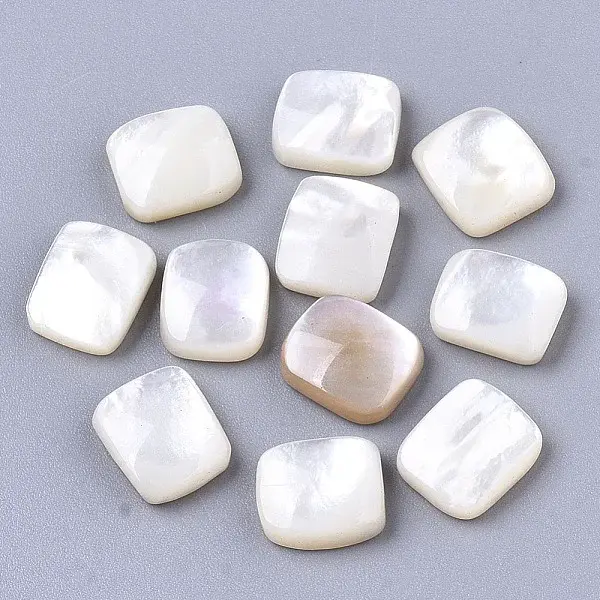 Natural White Shell Mother of Pearl Shell Cabochons