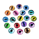 Dragon Eye Half Round/Dome Printed Glass Cabochons