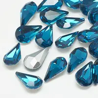 Pointed Back Glass Rhinestone Cabochons