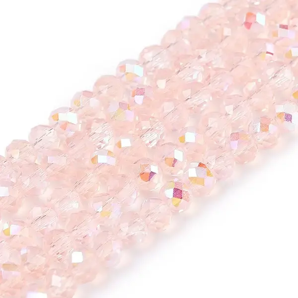 Electroplate Glass Beads Strands