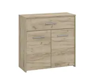 Komoda 2d+1z joel - dub šedý