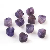 Natural Amethyst European Beads