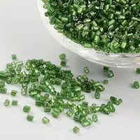 11/0 Two Cut Glass Seed Beads