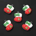 Christmas Opaque Resin Pendants