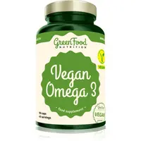 GreenFood Nutrition Vegan Omega 3 kapsuly pre normálnu činnosť srdca a mozgu 98 g