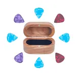 8Pcs Artistic Plastic Guitar Pick