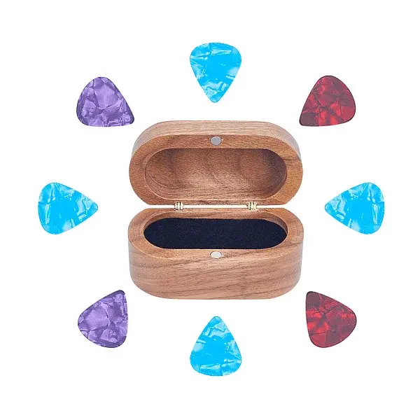 8Pcs Artistic Plastic Guitar Pick