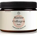 Jíme zdravě Prémiový kolagen s kyselinou hyaluronovou a vitamíny C a E hydrolyzovaný kolagen s kyselinou hyaluronovou příchuť Peach 198 g