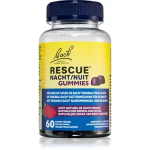 Bach® Flower Remedies RESCUE® Gummies night gumové medvedíky s rastlinnými extraktmi príchuť Raspberry 174 g