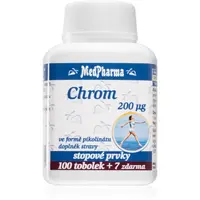 MedPharma Chrom pikolinát 200 µg tobolky na podporu metabolizmu 107 cps