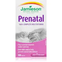 Jamieson Prenatal 100% Complete Multivitamin tablety pre tehotné ženy 100 tbl