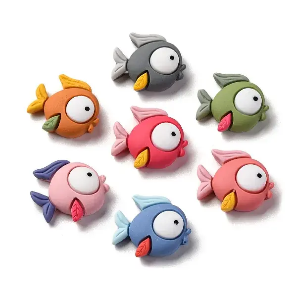 Marine Organism Theme Opaque Resin Decoden Cabochons