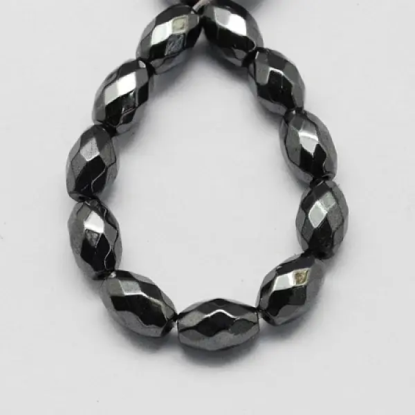 Non-magnetic Synthetic Hematite Beads Strands