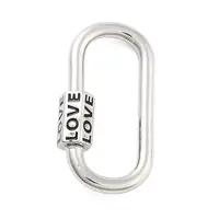 Rack Plating Brass Screw Clasps