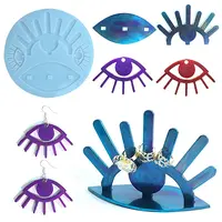 Evil Eye DIY Pendant & Ring Display Rack Silicone Molds