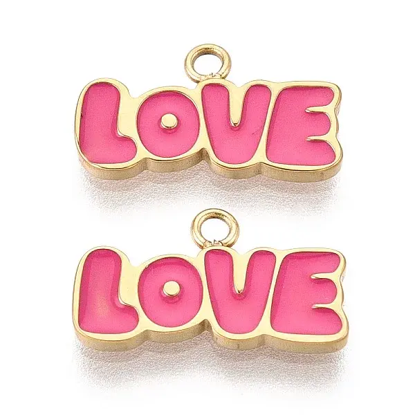 304 Stainless Steel Enamel Pendants