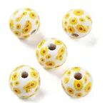 Wood European Beads