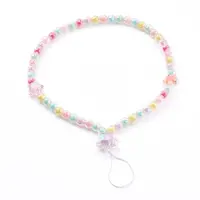Transparent Acrylic Beaded Mobile Straps