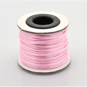 Macrame Rattail Chinese Knot Making Cords Round Nylon Braided String Threads