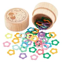 60Pcs Alloy Knitting Stitch Marker Rings