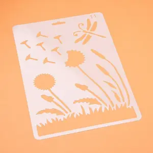 Plastic Reusable Drawing Painting Stencils Templates