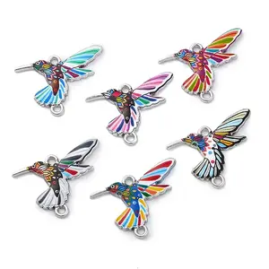 Alloy Enamel Connector Charms