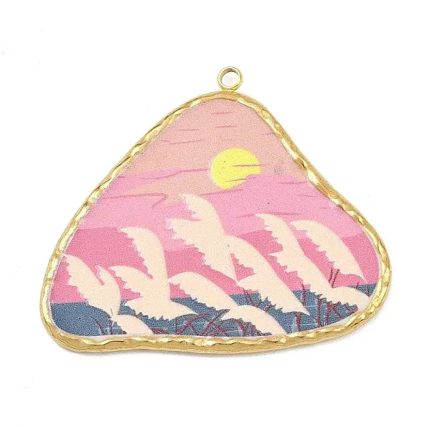 Printed 304 Stainless Steel Pendants