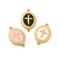 201 Stainless Steel Enamel Connector Charms