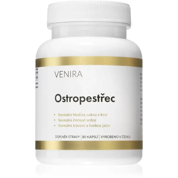 Venira Pestrec kapsuly na podporu zdravia pečene 80 cps