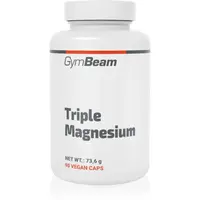 GymBeam Triple Magnesium kapsuly na podporu normálnej činnosti nervovej sústavy, svalov, zubov a zníženie únavy 73.6 g