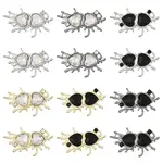 12Pcs 6 Styles Alloy Connector Charms
