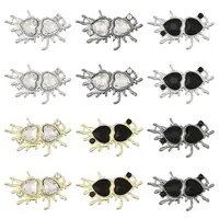 12Pcs 6 Styles Alloy Connector Charms