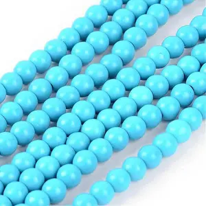 Synthetic Turquoise Beads Strands