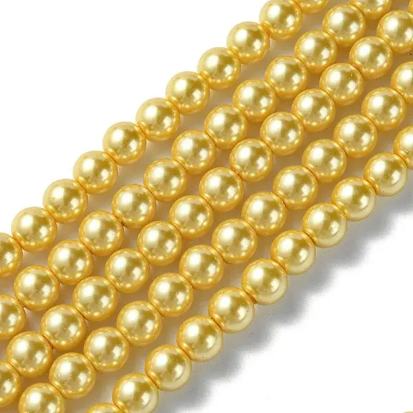 Eco-Friendly Glass Pearl Beads Strands