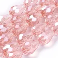 Electroplate Glass Beads Strands