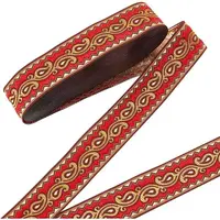 Ethnic Embroidery Polyester Flat Ribbons