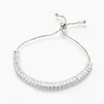 Brass Cubic Zirconia Bolo Tennis Bracelets